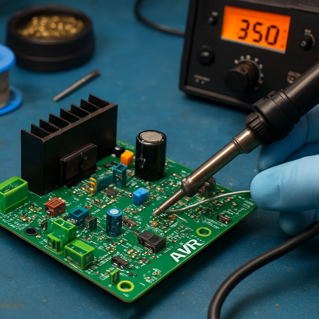 AVR voltage regulator repair